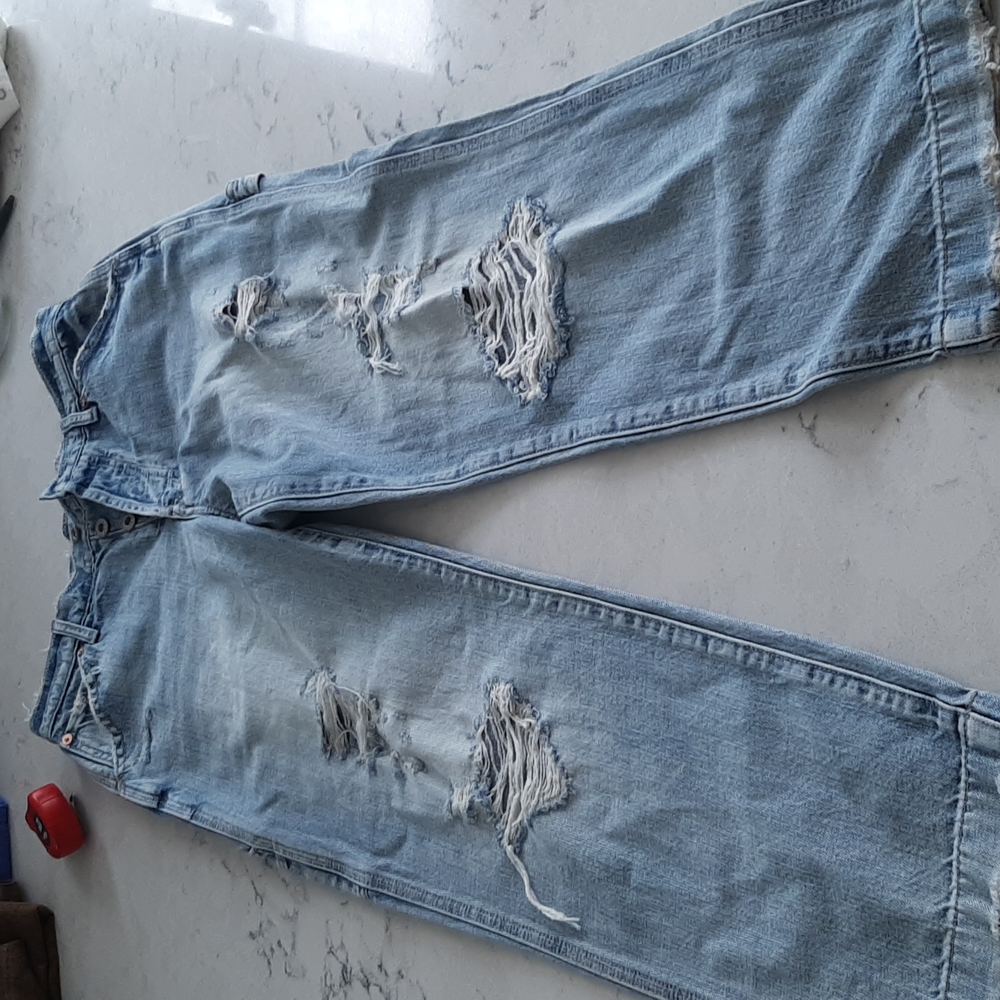 1969 button fly high rise distressed high rise carpenter premium denim j…